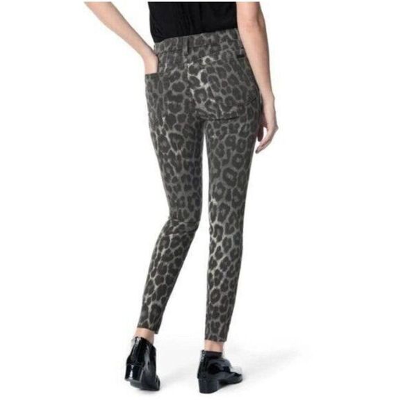 Joe's Jeans Flawless The Charlie High Rise Skinny Ankle Jeans, Grey Leopard, 25 - Picture 4 of 16